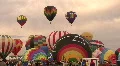 Hot Air Balloon Mass Ascension HD Footage