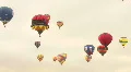 Hot Air Balloon Mass Ascension HD Footage