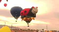 Hot Air Balloon Mass Ascension HD Footage