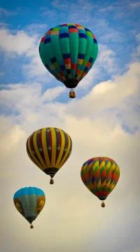 Hot air balloon Stock Photos