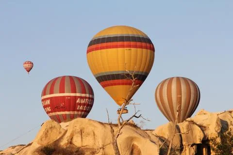 Hot air balloon Stock Photos