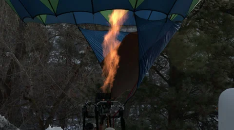 Hot Air Balloon, Rally, Fly, Flame, 4K, UHD Stock Footage