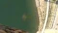 Hot Air Balloon Reflection In Lake HD Footage