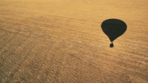 Hot Air Balloon Shadow Vídeos de archivo 923634