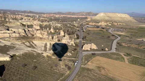 Hot Air Balloon Shadow Видео 238921393