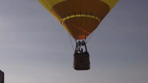 Hot Air Balloon in the summer Stock Footage 239669191