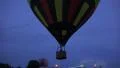 Hot Air Balloon Tethered Lifting Up For Night Glow Event 4k or 4k+ Resolution