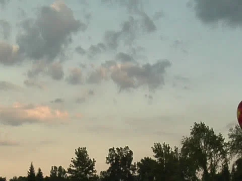 Hot Air Balloon Time Lapse Video stock 22769722