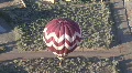 Hot Air Balloon View From Above HD Footage