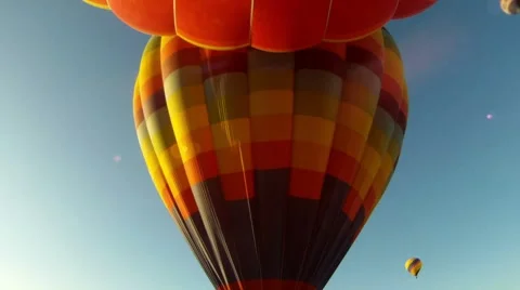 Hot Air Balloons in Flight Video stock 8511403