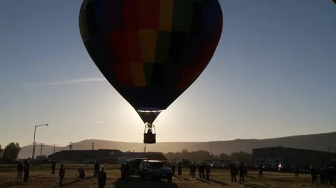 Hot Air Balloons Stock Footage