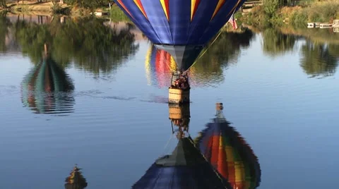 Hot Air Balloons Stock Footage