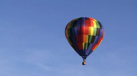 Hot Air Balloons Stock Footage