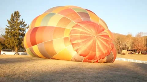 Hot air balloon's Stock Footage 12203477