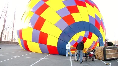 Hot air balloon's Stock Footage 12204854