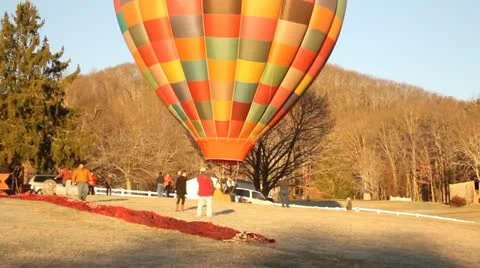 Hot air balloon's Stock Footage 12207820