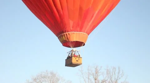 Hot air balloon's Stock Footage 12233932
