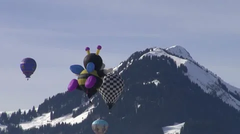 Hot Air Balloons Stock Footage 20590671