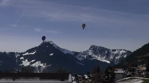 Hot Air Balloons Stock Footage 20591029
