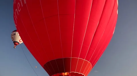 Hot air balloons Stock Footage 55578575