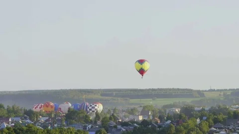 Hot Air Balloons Stock Footage 78220571