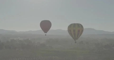 Hot Air Balloons Stock Footage 158649096