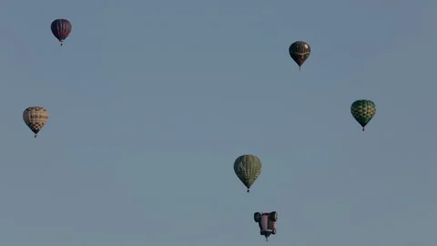 Hot air Balloons 스톡 동영상 165178210