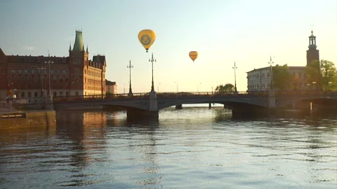 Hot air balloons Stock Footage 241353705