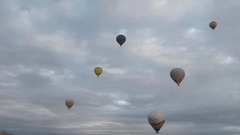 Hot Air Balloons 库存影片 256838442