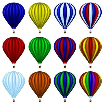 Hot air balloons Stock Illustration