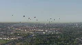 Hot Air Balloons Over Albuquerque HD Footage