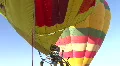 Hot Air Balloon's Propane Burner HD Footage