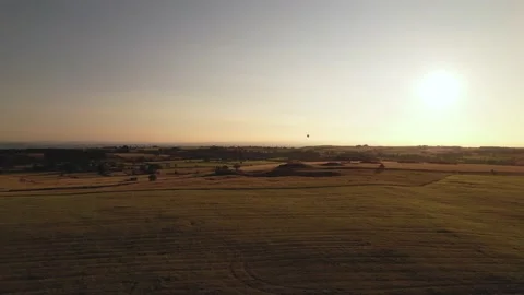 Hot Air Baloon sunset Stock Footage 171869149