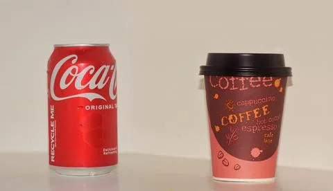 Hot and Cold beverages Foto stock
