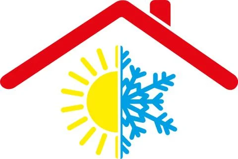 HOT AND COLD Illustrazione stock