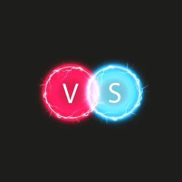 Hot and cold sparkling strength. Energy lightning with an electrical discharge Stock Illustration