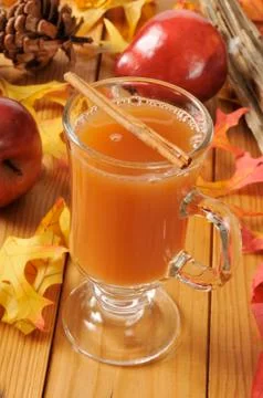 Hot apple cider Stock Photos