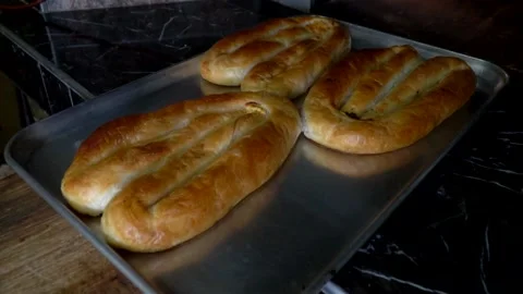 Hot bagels Video stock 158189893