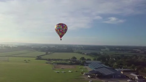 Hot Balloon Stock Footage 136048857