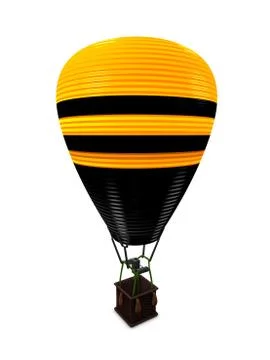 Hot balloon Illustrazione stock