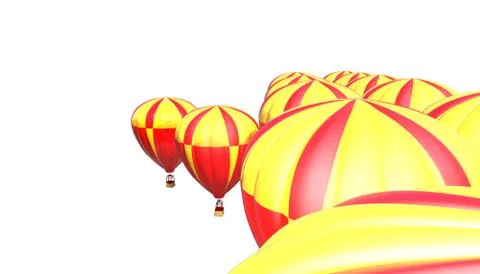 Hot balloons Stock Illustration