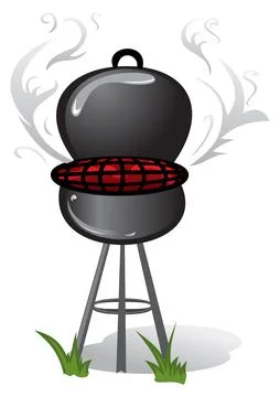 Hot Barbeque drawing Stock Illustration