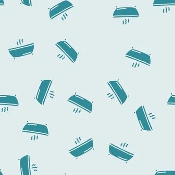 Hot bath glyph seamless pattern 스톡 일러스트