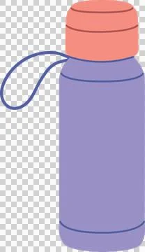 Hot beverage cup, flat illustration Stock-Illustration