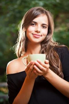 Hot beverage. Stock Photos