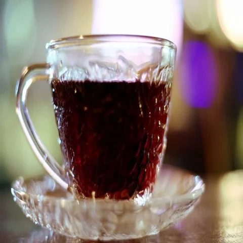 Hot black tea Stock Footage 69529181