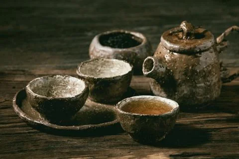 Hot black tea Stock Photos