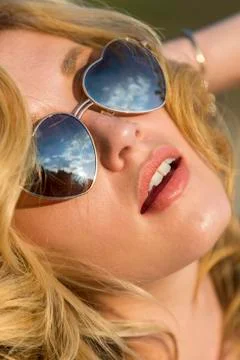 Hot Blonde Model Stock Photos