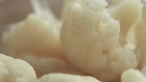 Hot boiled cauliflower Stock Footage 83759497