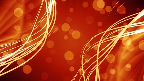 Hot Bokeh Flow Streaks Stock Footage 92337397